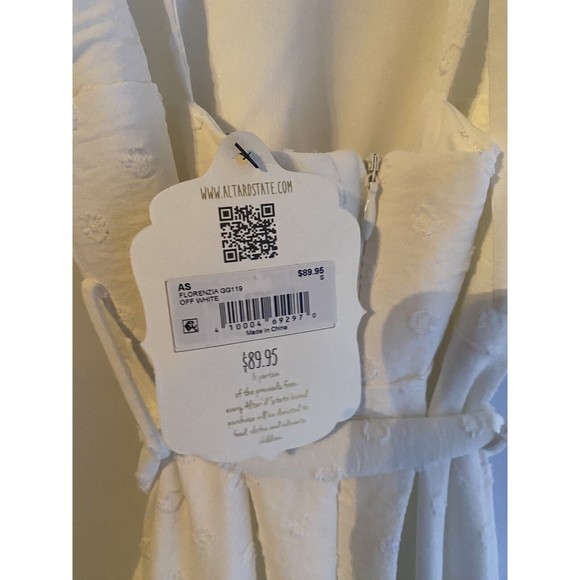 Altar’s State Florenzia Dress Off White Sleeveless Ruffles Sz S NWT Bachelorette - Picture 4 of 5